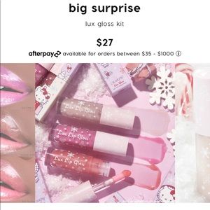 Hello kitty lip gloss set